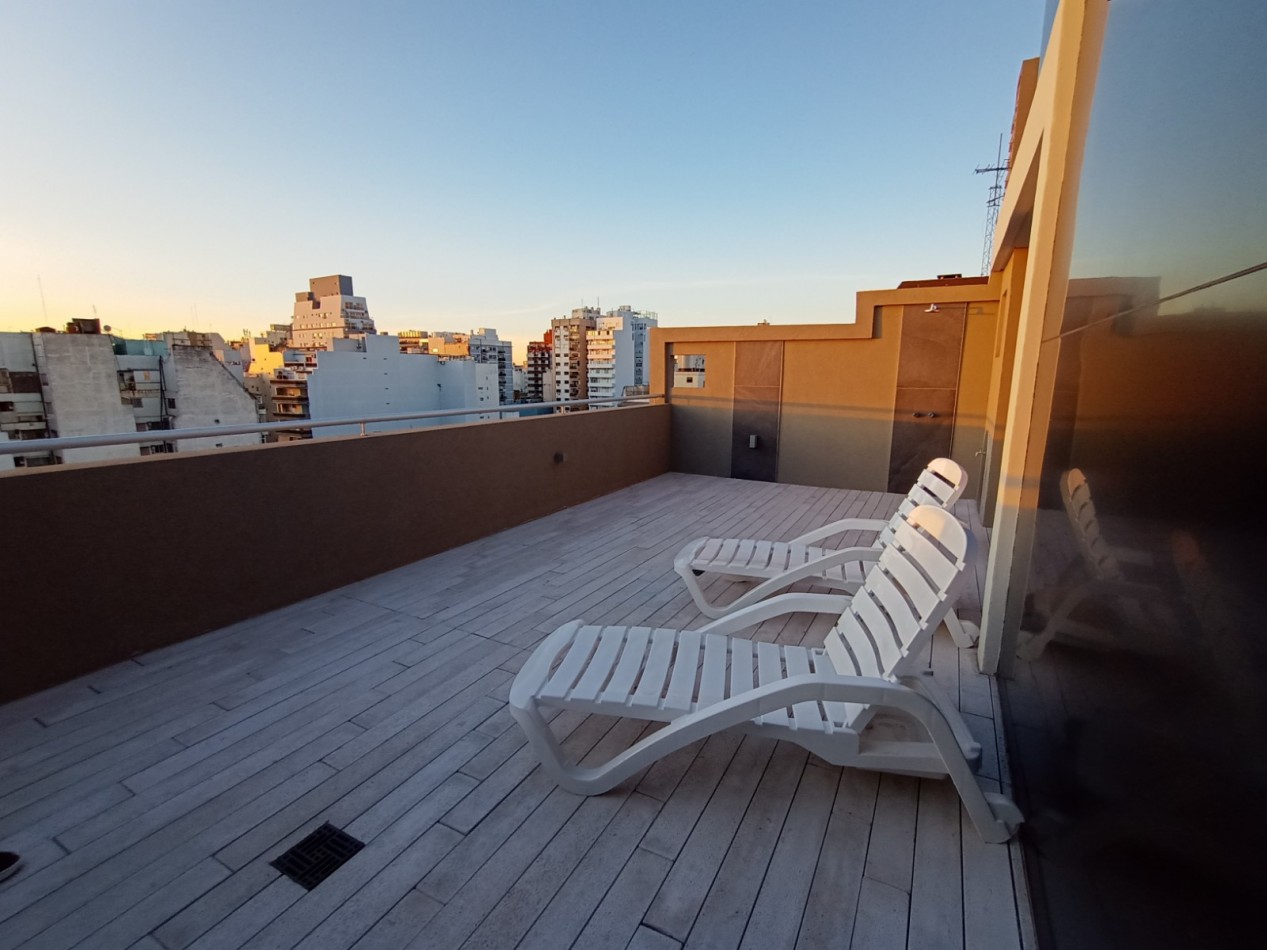 Almagro Abasto nuevo CON RENTA Monoambiente muy Luminoso con Balcon y Amenities