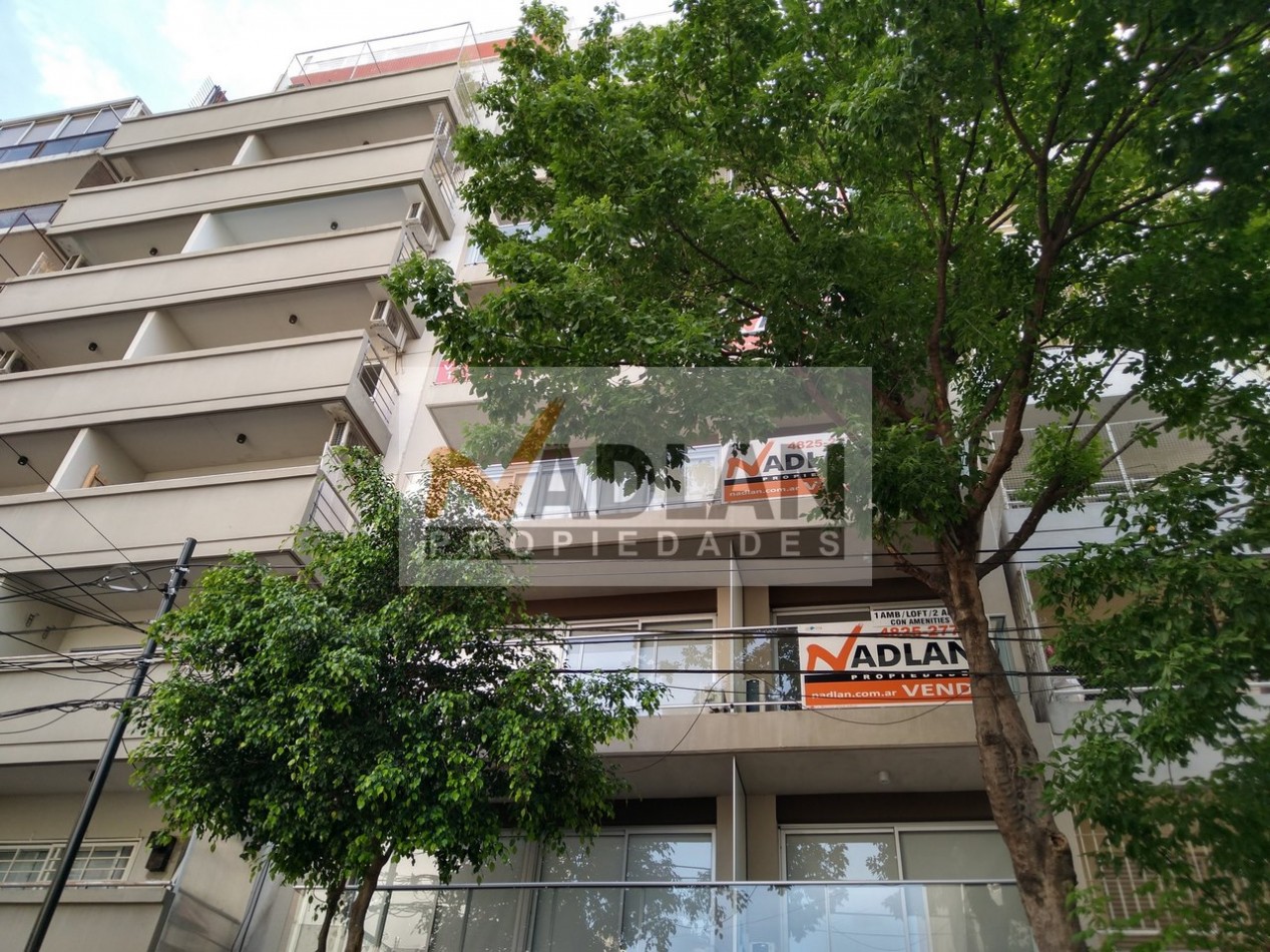 Villa Crespo ventas con renta 2 ambientes 80 m2 con terraza edificio nuevo. Amenities