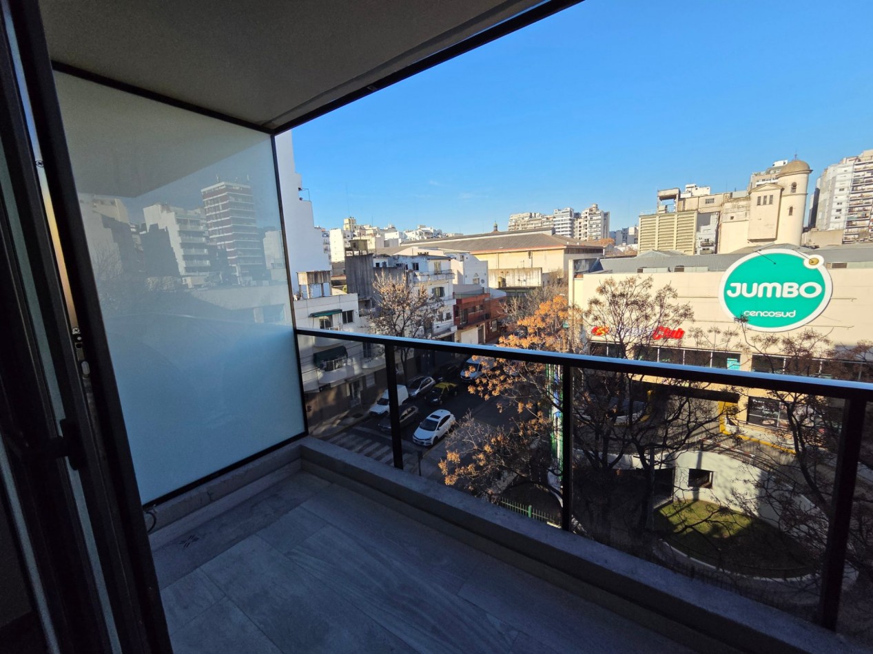 Y3A A estrenar Almagro V Crespo monoambiente 36 m2 al Frente con balcon. Edificio doble frente en esquina de categoria y amenities. Entrega innmediata