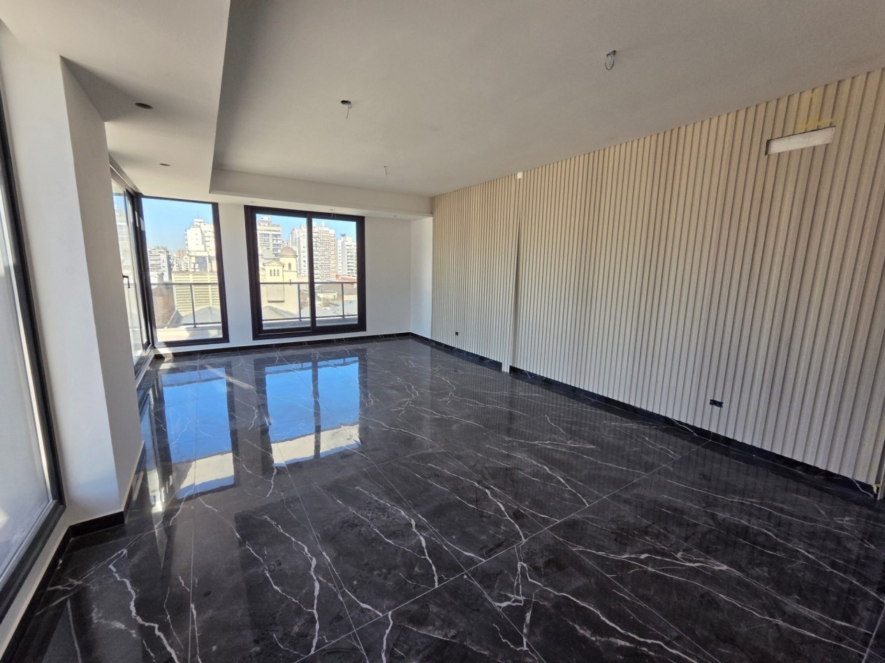 Y7A A estrenar Almagro V Crespo 2 ambientes 64 m2 DUPLEX al Frente con 2 balcones. Edificio doble frente en esquina de categoria y amenities. Entrega innmediata