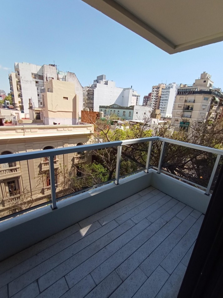 Almagro Abasto nuevo VENTA CON RENTA Monoambiente al frente muy Luminoso con Balcon y Amenities